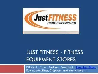 Just Fitness - Fitness Equipment Stores