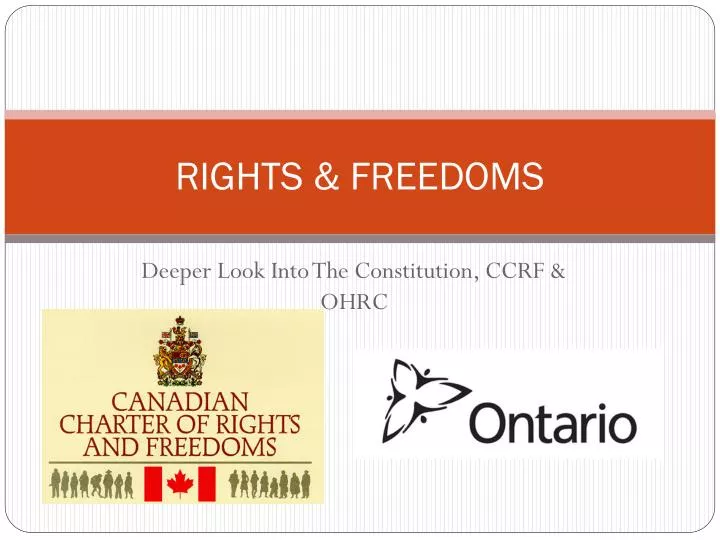 rights freedoms