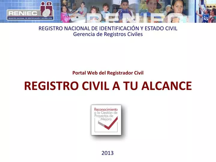 portal web del registrador civil registro civil a tu alcance