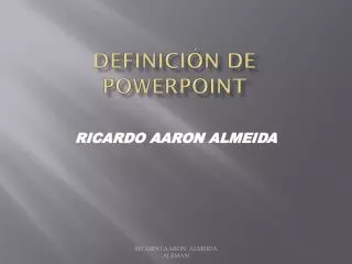 definici n de powerpoint
