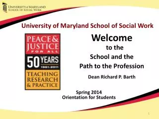 University of Maryland School of Social Work