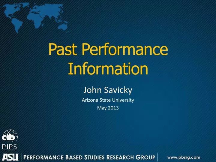 past performance information