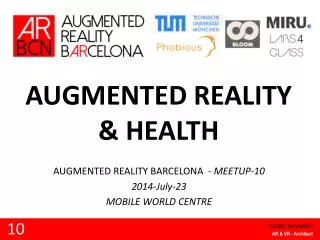 AUGMENTED REALITY &amp; HEALTH