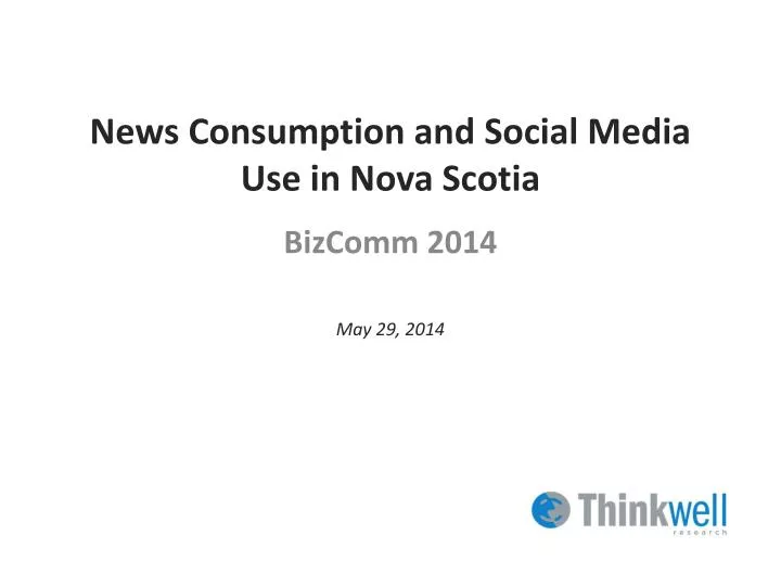 news consumption and social media use in nova scotia