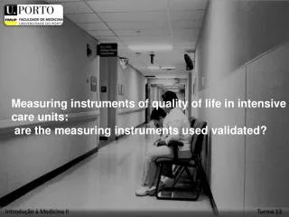 Measuring instruments of quality of life in intensive care units:
