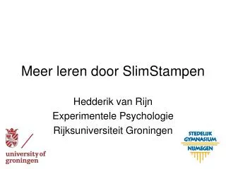 meer leren door slimstampen