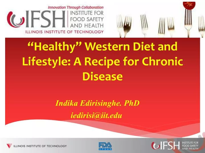 healthy western diet and lifestyle a recipe for chronic disease