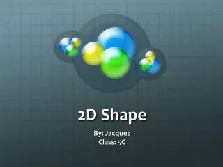 2D Shape