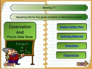 Speaking skill for f ive grade students of elementary school