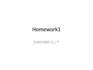 Homework1