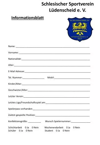 informationsblatt