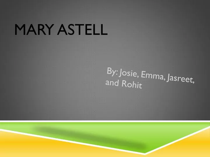 mary astell
