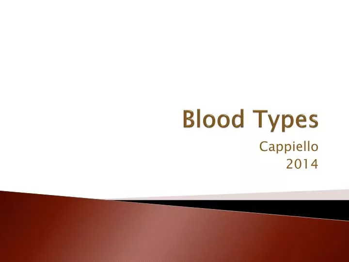 blood types