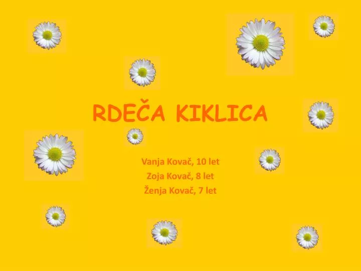 rde a kiklica