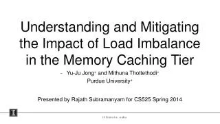 Understanding and Mitigating the Impact of Load Imbalance in the Memory Caching Tier