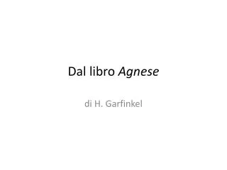 dal libro agnese