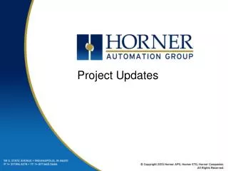 Project Updates