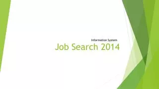 Job Search 2014
