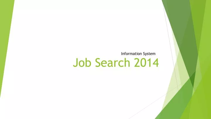 job search 2014