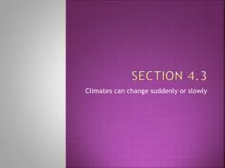 Section 4.3