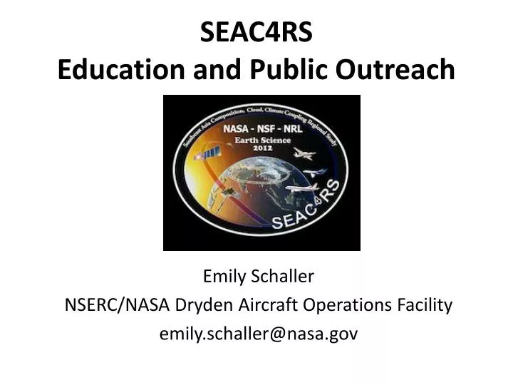seac4rs education and public outreach