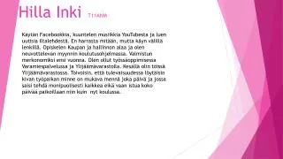 hilla inki