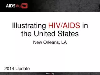 Illustrating HIV/AIDS in the United States