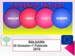 COMENIUS PROJECT - slide 1