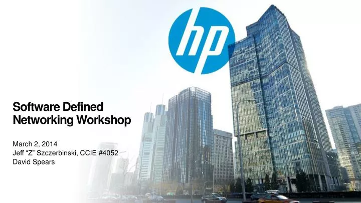 software defined networking workshop