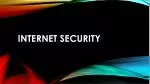 Internet security - slide 1