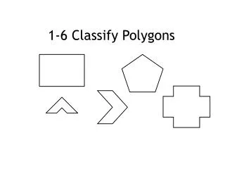 1-6 Classify Polygons