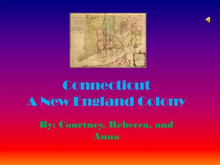connecticut a new england colony