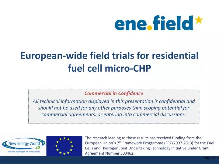 european wide field trials for residential fuel cell micro chp