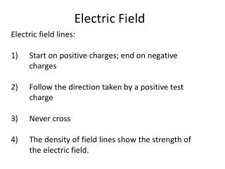 Electric Field