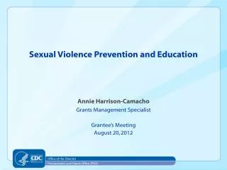 Sexual Violence Prevention and Education