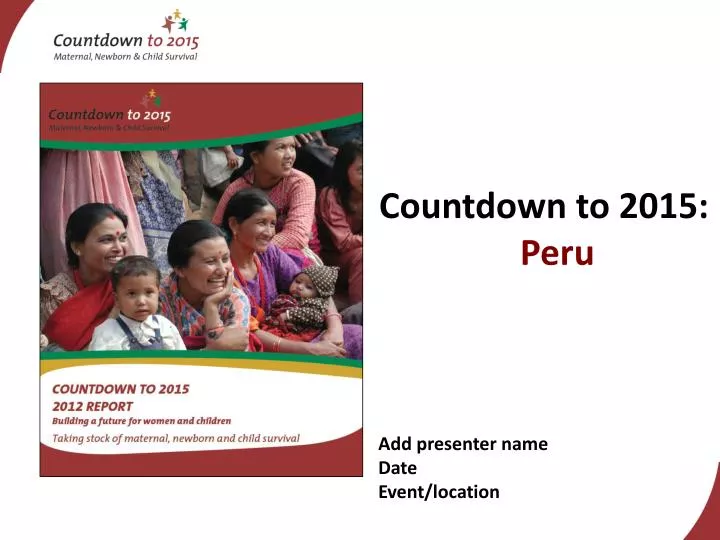 countdown to 2015 peru