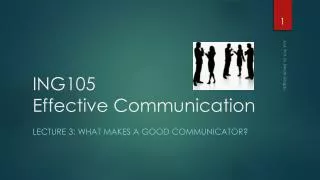 ING105 Effective Communication