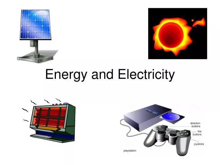 energy and electricity