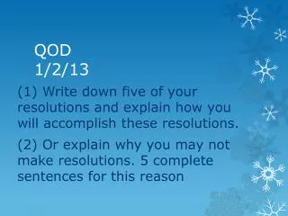 QOD 1/2/13