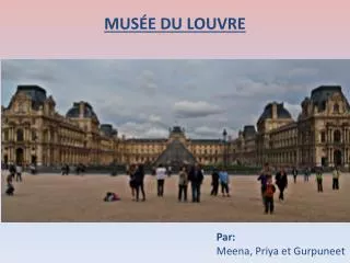 mus e du louvre