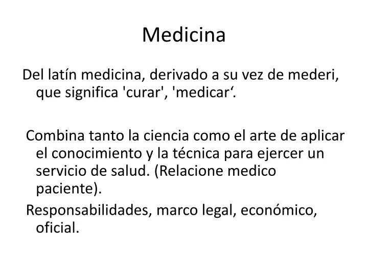 medicina