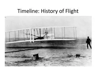 Timeline: History of Flight