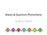 Waves &amp; Quantum Phenomena - slide 1