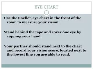 EYE CHART