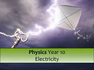 Physics Year 10 Electricity