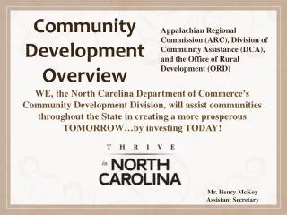 Community Development Overview