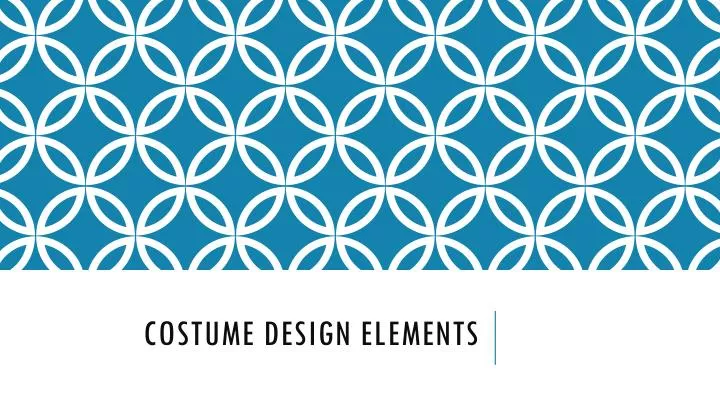costume design elements