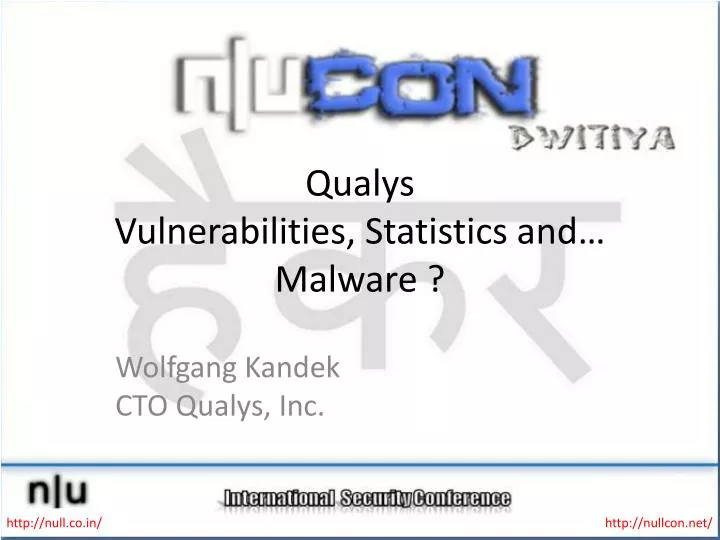 qualys vulnerabilities statistics and malware