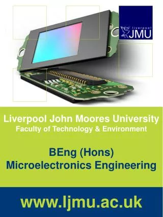 Liverpool John Moores University Faculty of Technology &amp; Environment