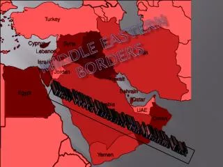 Middle Eastern Borders